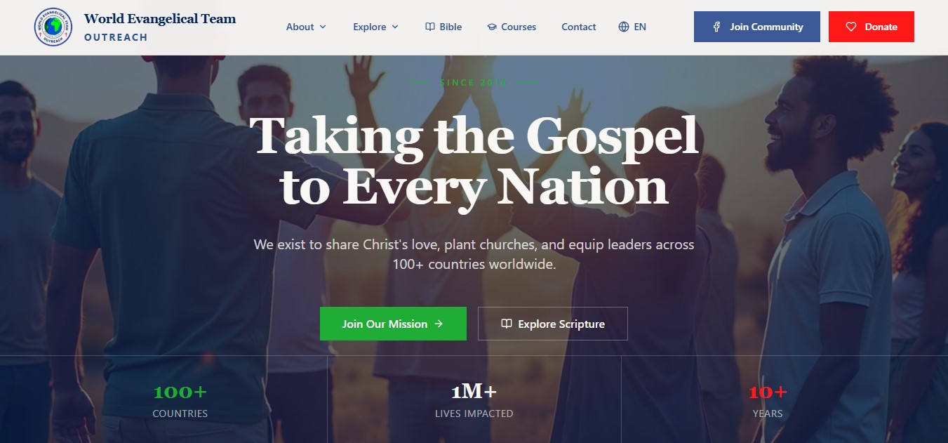 World Evangelical Team Website